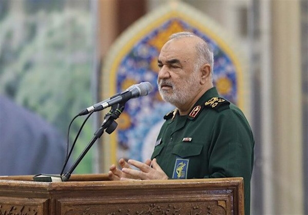 فرمانده‌کل سپاه پاسداران گفت: ما امروز آمده‌ایم تا عهد ابدی خود را با نماد عزت مسلمانان عالم تجدید کنیم و تأکید کنیم پاسداران انقلاب اسلامی همچنان شهید می‌شوند و در عین حال انقلاب امام پیشرفته است و توانسته است در دوردست با مستکبران درگیر شود.