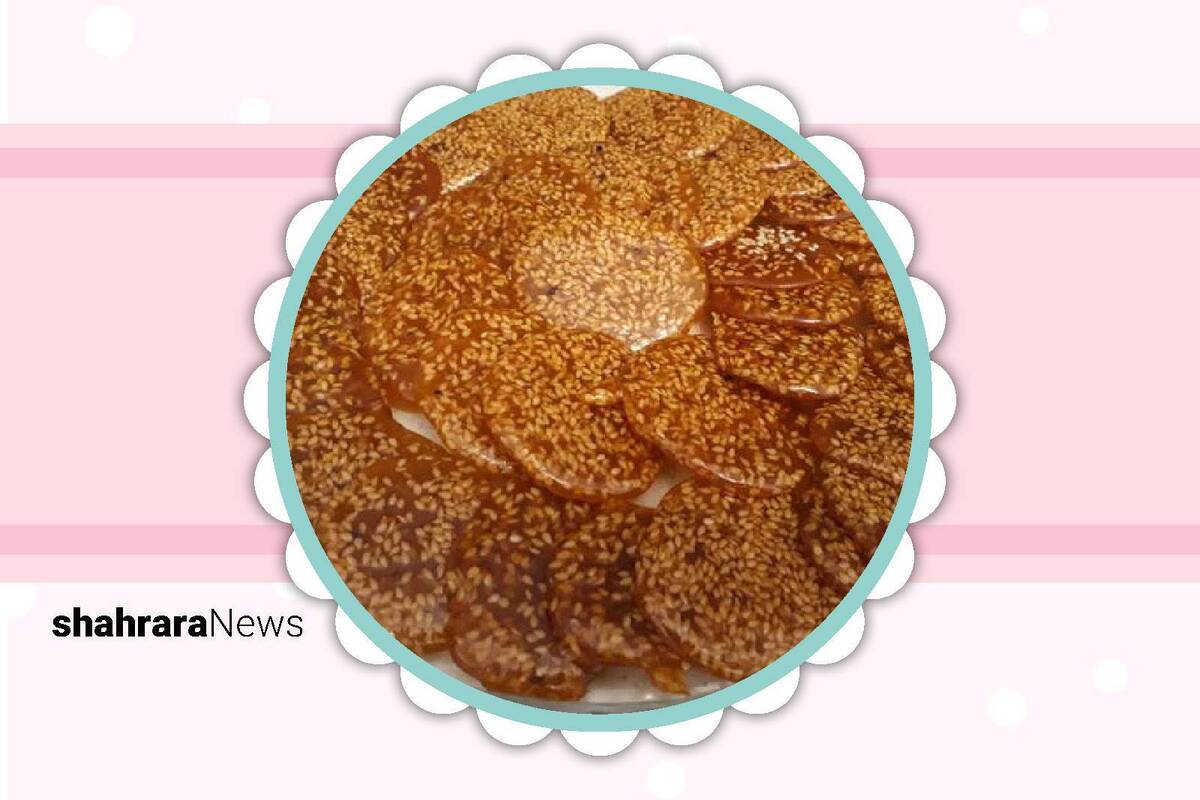 آموزش آشپزی کودک | پولکی کنجدی