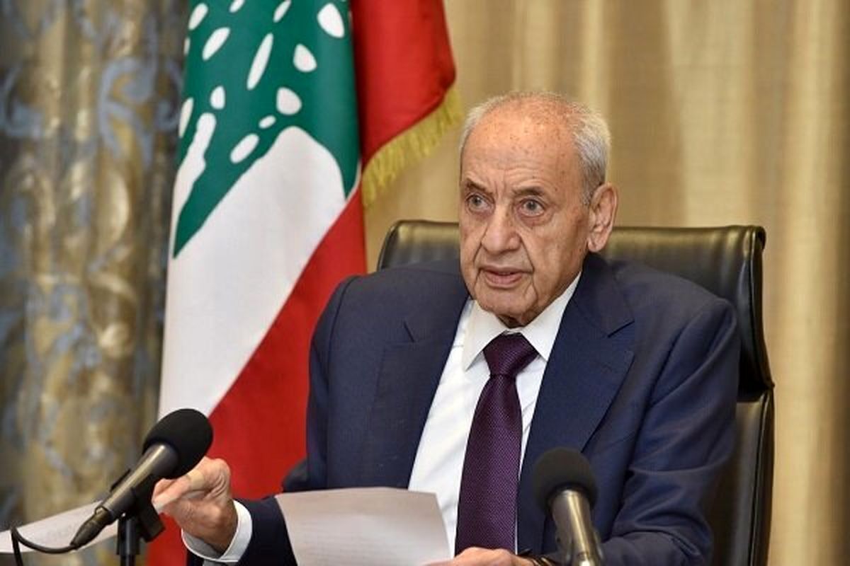 رئیس پارلمان لبنان گفت که برای محافظت از لبنان باید از جنوب این کشور محافظت کرد و این کشور تحت هیچ شرایطی از یک وجب از خاک خود کوتاه نمی‌آید.