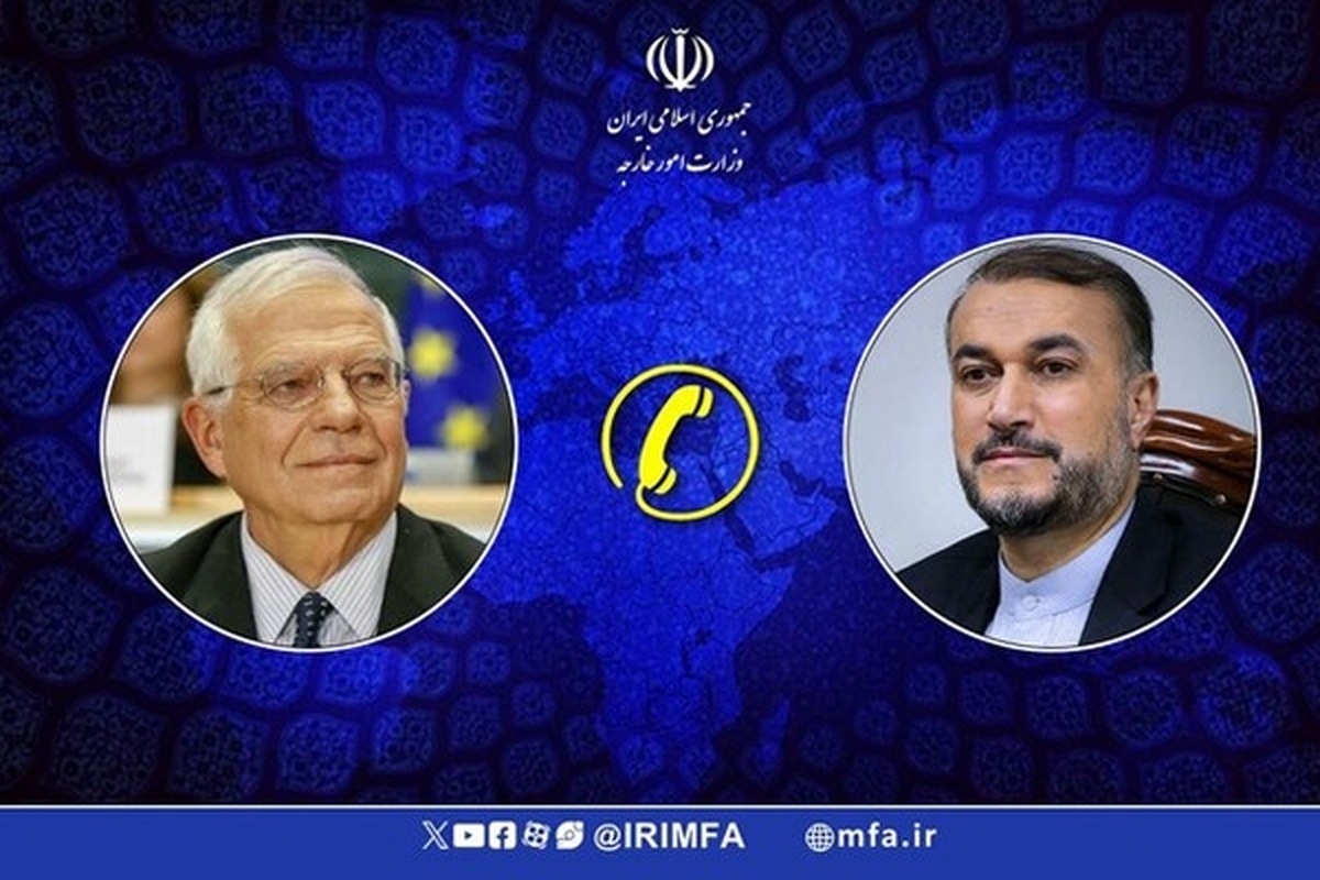 مسئول سیاست خارجی اتحادیه اروپا از تماس تلفنی با وزیر امور خارجه ایران خبر داد و نوشت که در این گفت‌ وگو بر اهمیت کاهش تنش‌ها در منطقه تاکید کرده است.