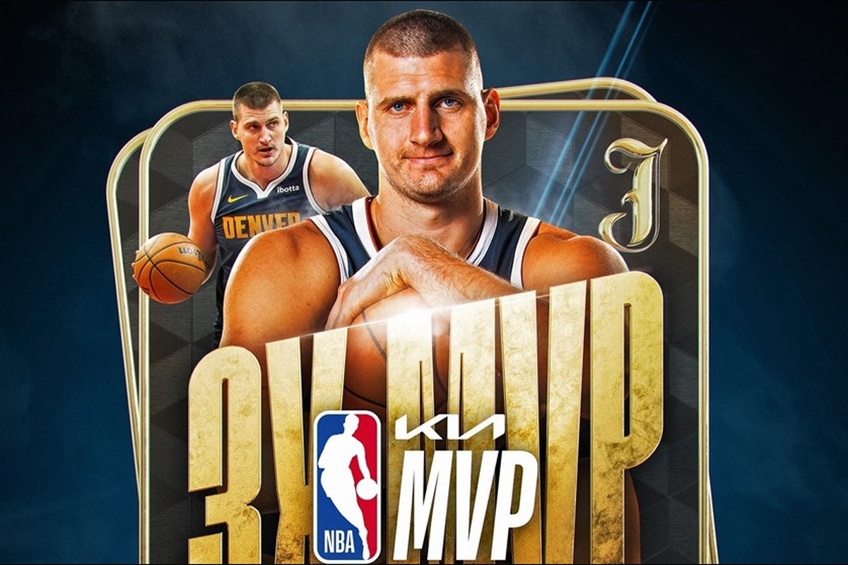 ستاره صربستانی تیم بسکتبال دنور ناگتس برای سومین بار به عنوان باارزش‌ترین بازیکن لیگ NBA انتخاب شد.