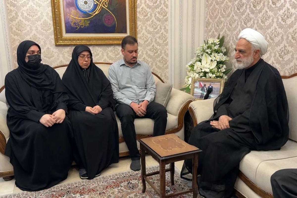 پسر شهید امیرعبداللهیان در حضور رئیس قوه‌قضائيه گفت: قرار بود پدرم در روز میلاد امام‌رضا(ع)، لباس خادمی بر تن کند.