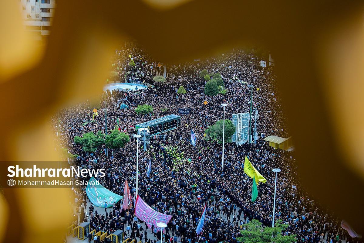 تصاویری از تشییع میلیونی پیکر رئیس جمهور شهید آیت الله رییسی در مشهد را اینجا ببینید.