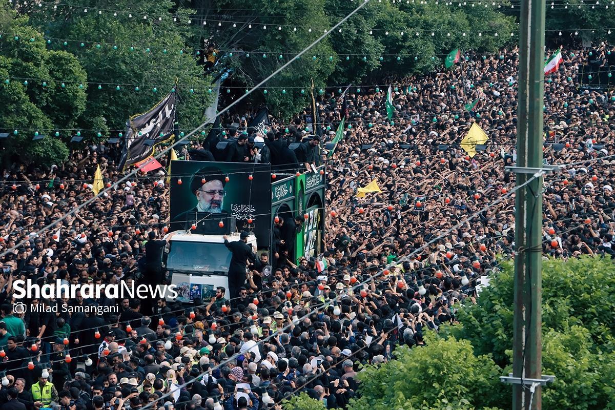 خیابان‌های مشهد هفته گذشته قیامت بود. فوج جمعیتی که آمده بودند تا شهید جمهور را تا آخرین زیارت بدرقه کنند.