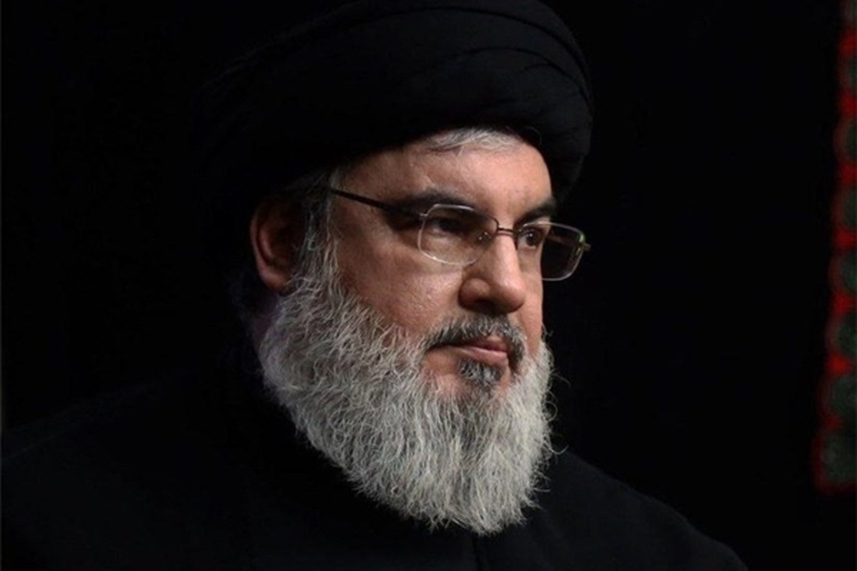 دبیرکل حزب الله لبنان در مراسم بزرگداشت شهید آیت الله رئیسی رئیس جمهور فقید و هیئت همراه وی سخنرانی می‌کند.