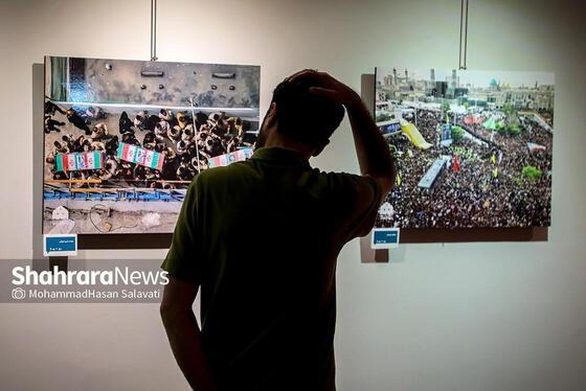 آثار عکاسان خبری خراسان رضوی در نمایشگاه شهید جمهور در نگارخانه رضوان به نمایش درآمد.