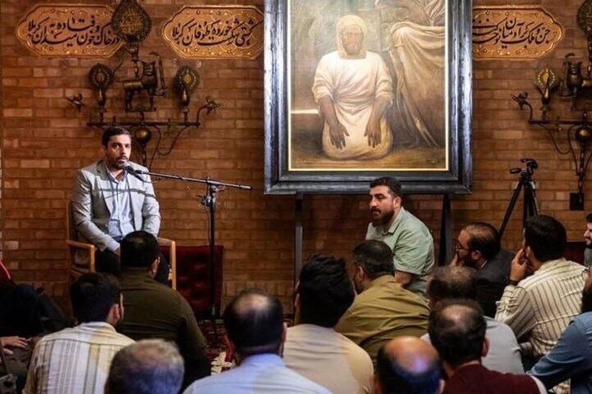 نقاشی «حسرت جبرئیل» اثر حسن روح‌الامین رونمایی شد.