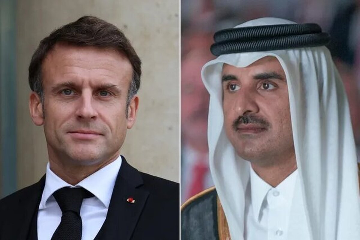 امیر قطر و رئیس‌جمهور فرانسه درجریان گفت‌وگوی تلفنی با یکدیگر آخرین تحولات غزه را مورد بررسی قرار دادند.