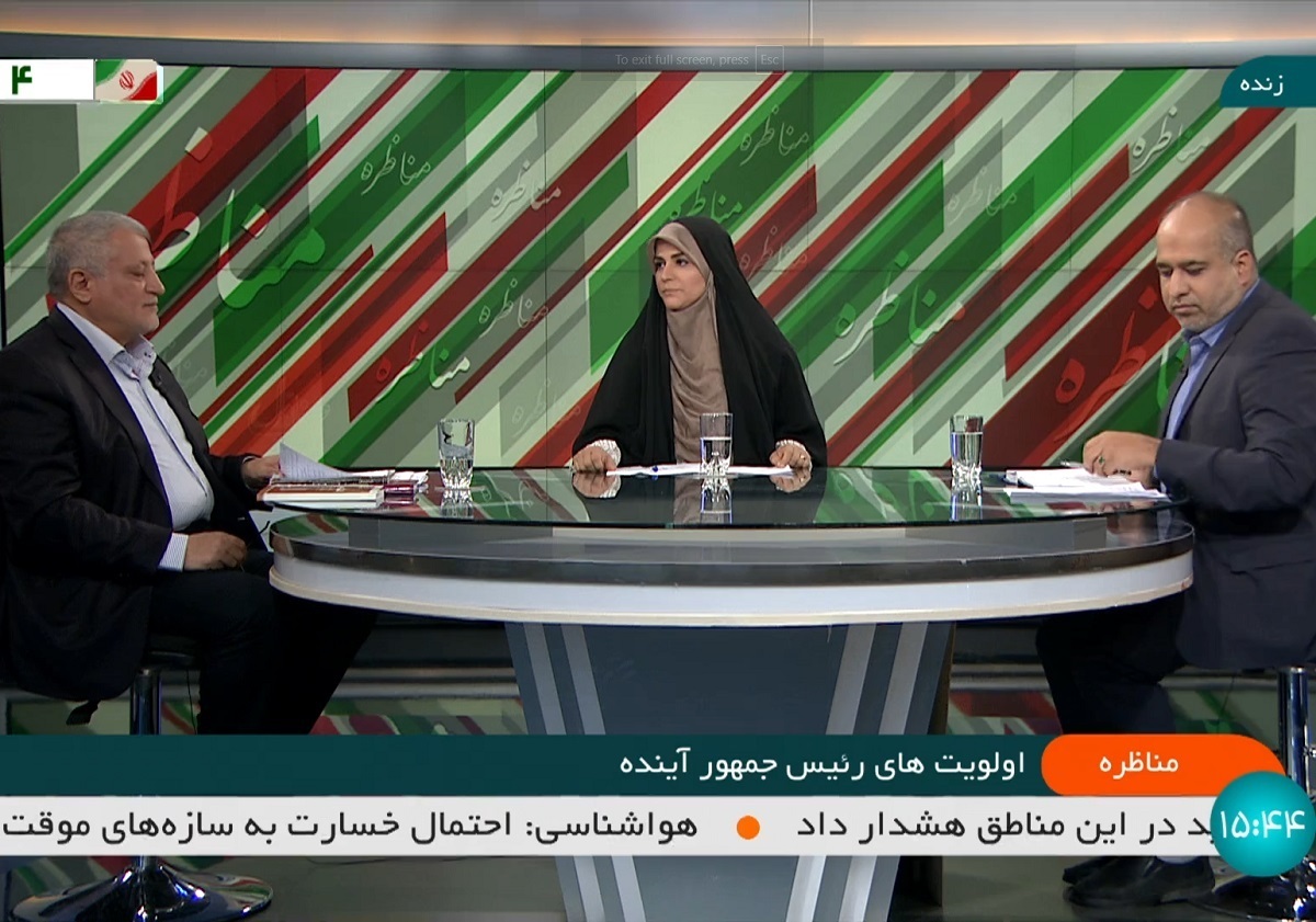 علی خضریان، مشاور رئیس ستاد انتخاباتی سعید جلیلی و محسن هاشمی، مشاور مسعود پزشکیان، در نشستی با عنوان «اولویت‌های رئیس جمهور آینده» در شبکه خبر مناظره‌ کردند.