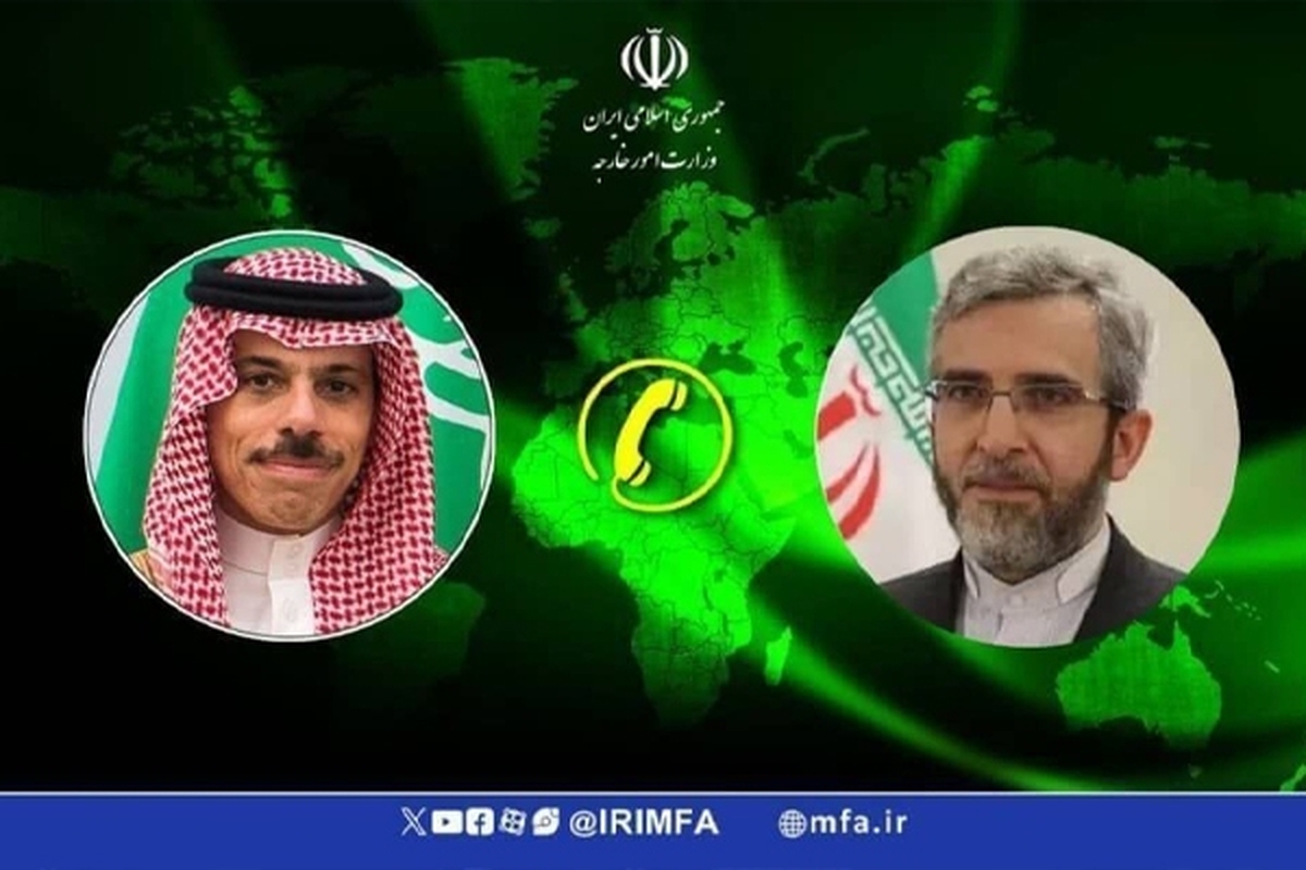 سرپرست وزارت امور خارجه جمهوری اسلامی ایران در گفت وگوی تلفنی با فیصل بن فرحان وزیر امور خارجه عربستان سعودی پیرامون موضوعات مورد علاقه دو کشور و آخرین تحولات مربوط به فلسطین و جنایات صهیونیست‌ها رایزنی و تبادل نظر کرد.