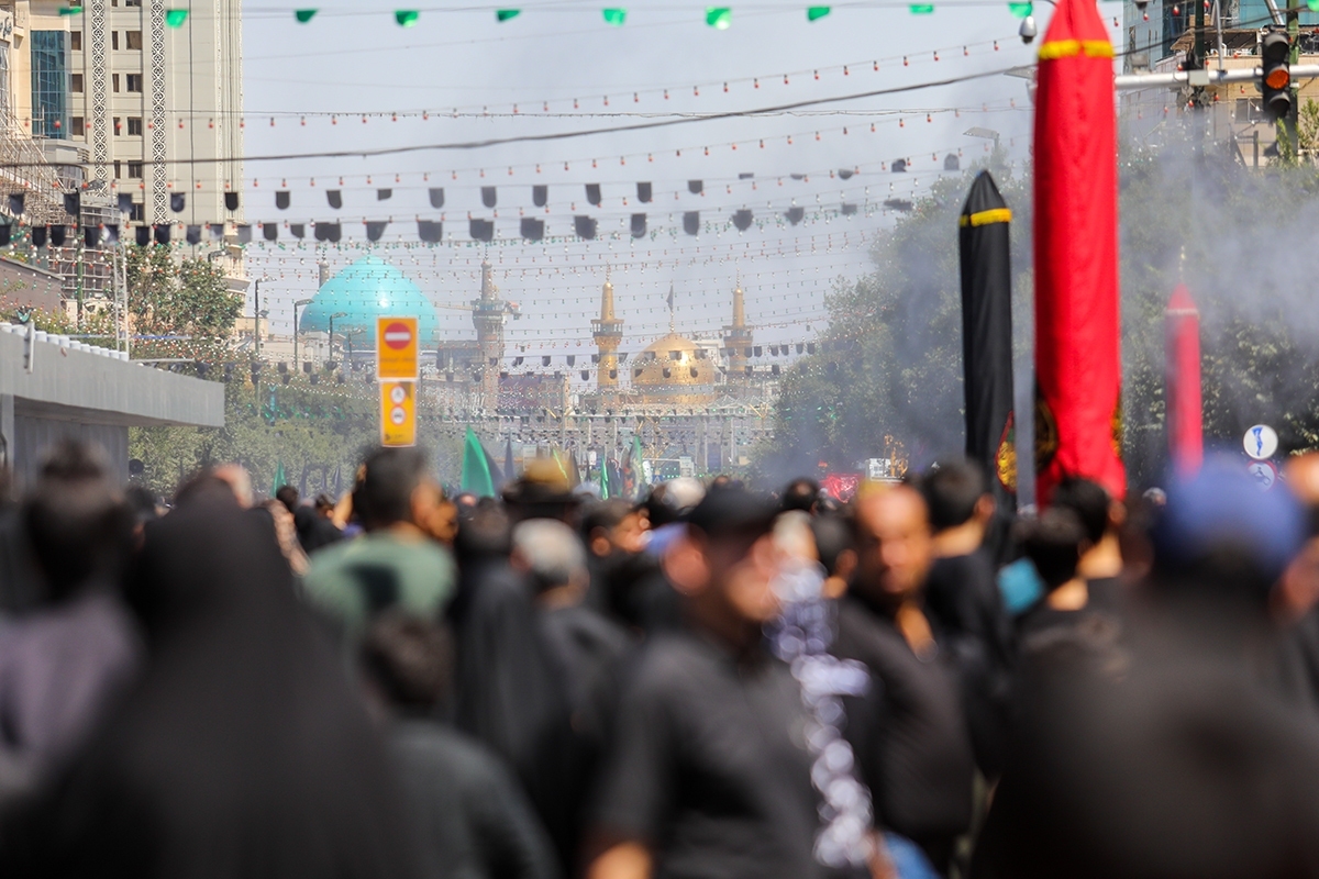 صبح امروز مراسم جاماندگان اربعین در مشهد همزمان با سراسر کشور برگزار شد.