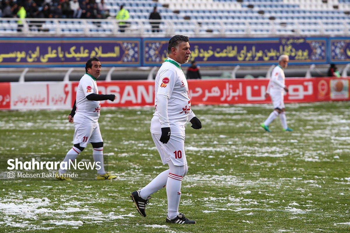 دیدار خیریه ستارگان تیم ملی ۱۹۹۸ و تیم منتختب فوتبال خراسان عصر امروز، ۲۵ آذر ۱۴۰۳ در ورزشگاه امام رضا (ع) مشهد برگزار شد. این رقابت جذاب با نتیجه برابر ۲ بر ۲ به پایان رسید.