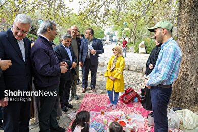 گزارش تصویری | بازدید استاندار خراسان رضوی و شهردار مشهد از چند بوستان سطح شهر و آرامگاه فردوسی در روز طبیعت