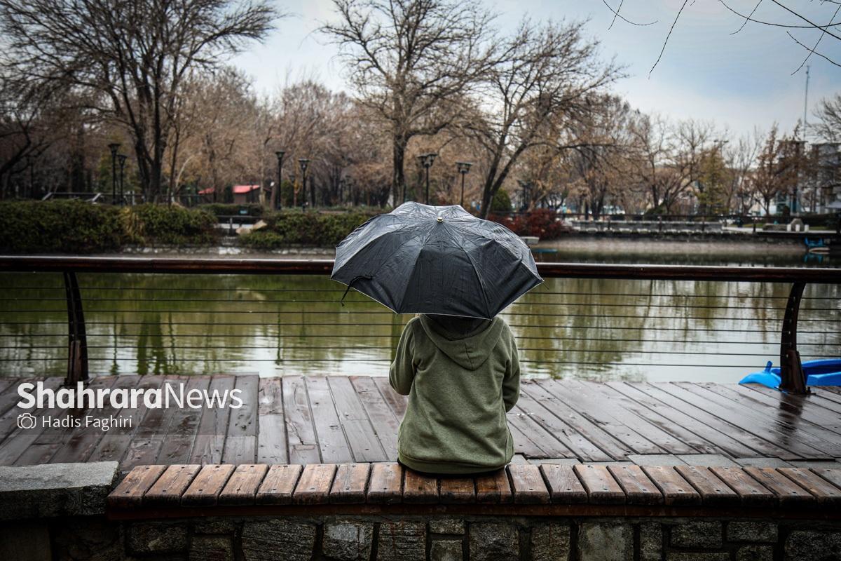 پیش‌بینی هواشناسی مشهد و خراسان رضوی (۱۹ فروردین ۱۴۰۴) | تداوم بارش باران در مشهد تا آخر امشب