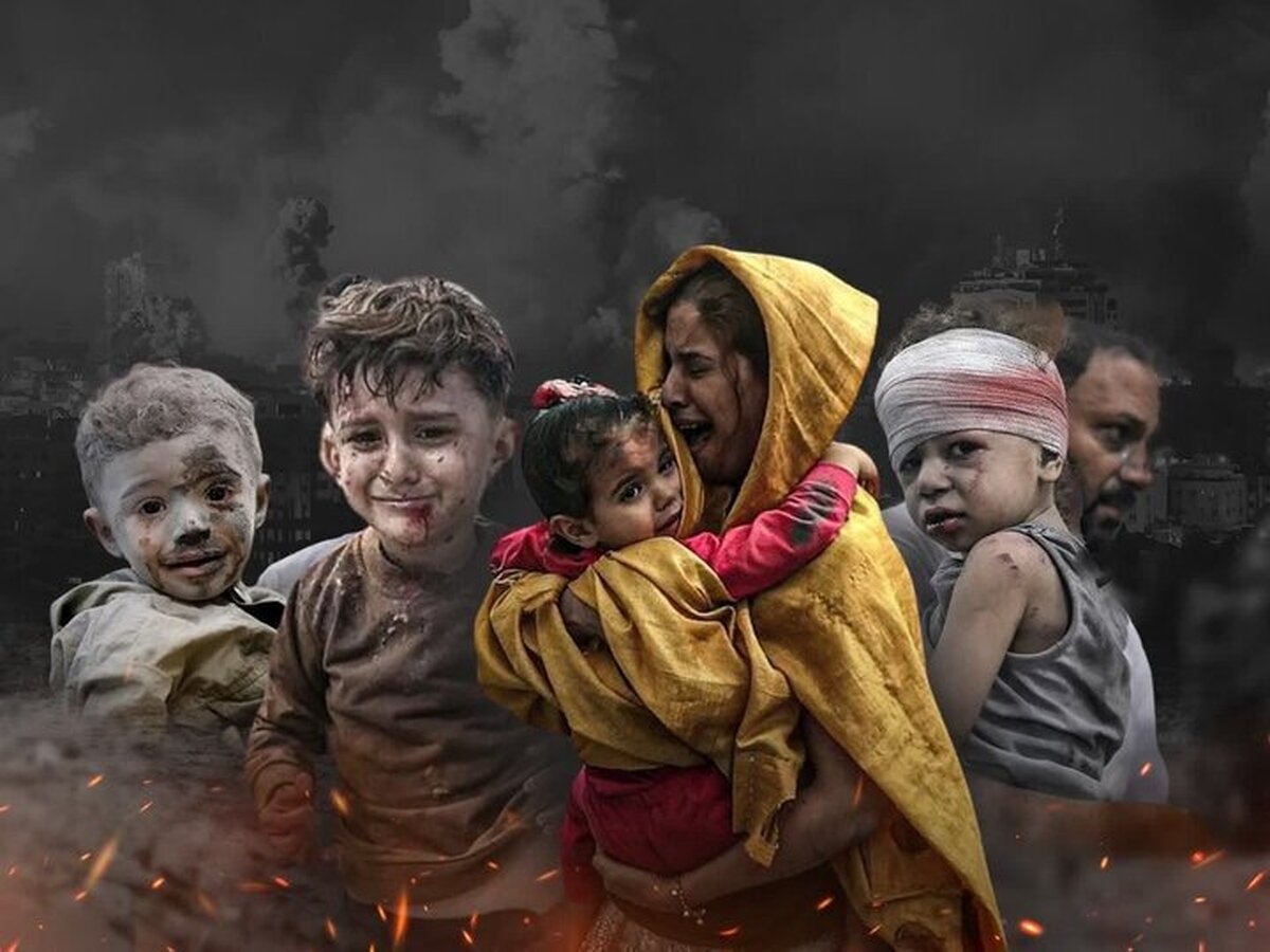 اجتماع بزرگ دانش آموزی در صحن قدس حرم مطهر رضوی برای همدردی با کودکان مظلوم فلسطینی برگزار شد.