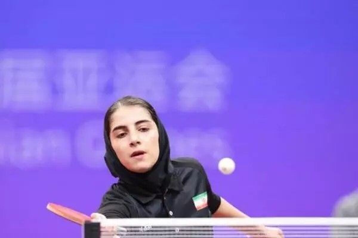 حضور اولین دختر ایرانی در لیگ A تنیس روی میز فرانسه