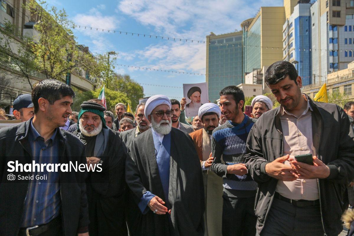 تولیت آستان قدس رضوی: راهپیمایی روز قدس، مایه امید مظلومان و وحشت دشمنان است