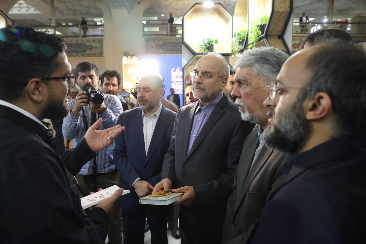 بازدید رئیس مجلس از نمایشگاه کتاب تهران | قالیباف: به جایگاه کتاب و کتابخوانی در سبد خانواده توجه شود