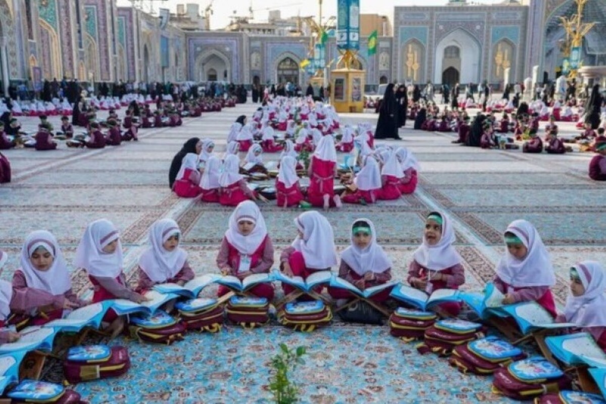 حضور ۵ هزار نونهال قرآنی در ششمین محفل «غنچه‌های رضوی» در حرم امام رضا (ع)
