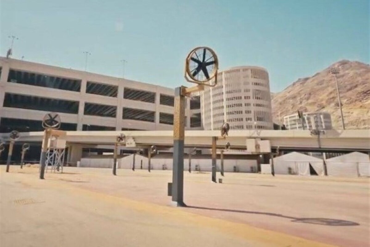 نصب ۲۰۰ پنکه مه‌پاش در مسیر منتهی به جمرات