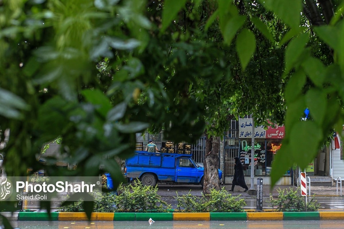 پیش‌بینی هواشناسی مشهد و خراسان رضوی امروز (یکشنبه، ۷ اردیبهشت ۱۴۰۴) | مشهد از فردا خنک می‌شود؛ با احتمال بارش باران