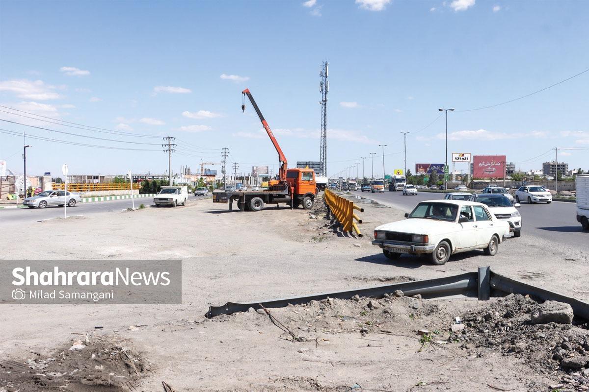 گلایه رانندگان از بی توجهی به ایمنی مسیرهای عبوری باغون آباد و پیامبراعظم(ص) ۸۷ مشهد | ایمن سازی یا مسدودسازی؛ مسئله این است