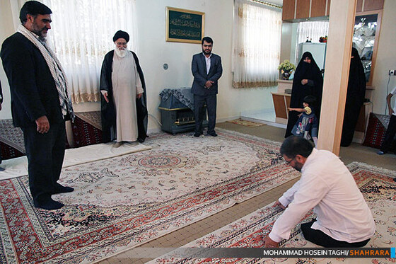 دیدار امام جمعه مشهد با جانبازان