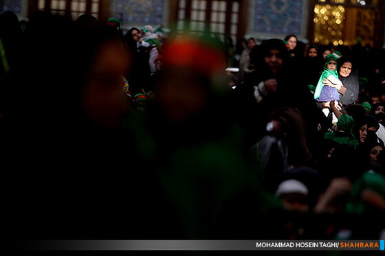 شیرخوارگان حسینی در حرم رضوی