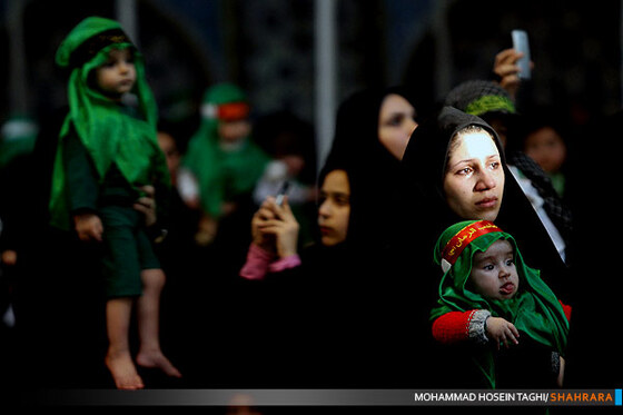 شیرخوارگان حسینی در حرم رضوی