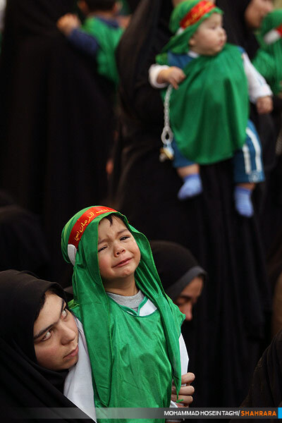 شیرخوارگان حسینی در حرم رضوی