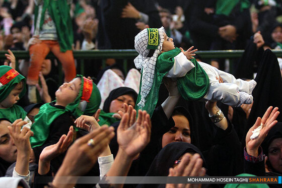 شیرخوارگان حسینی در حرم رضوی