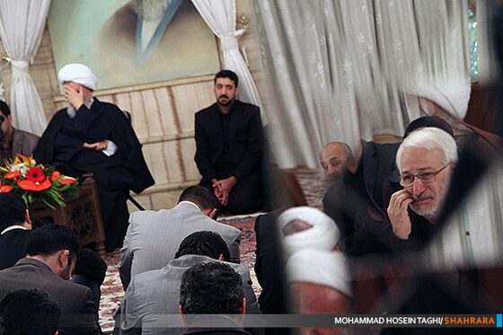 دیدار آیت الله طبسی با جمعی از  پژوهشگران