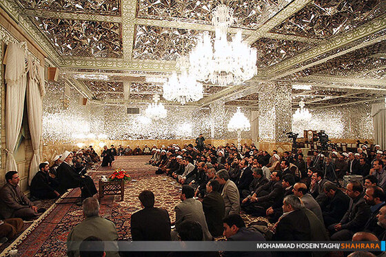 دیدار آیت الله طبسی با جمعی از  پژوهشگران