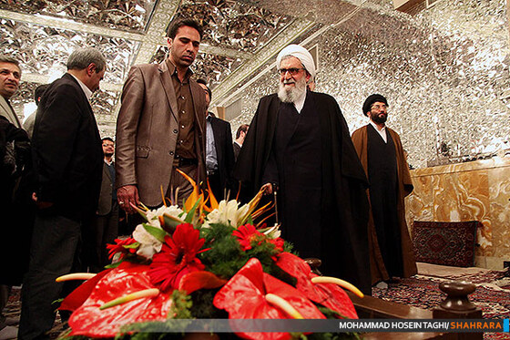 دیدار آیت الله طبسی با جمعی از  پژوهشگران