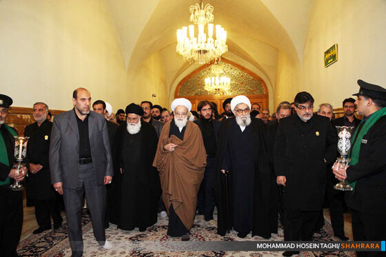 مراسم خطبه خوانی شب شهادت امام رضا(ع)‌