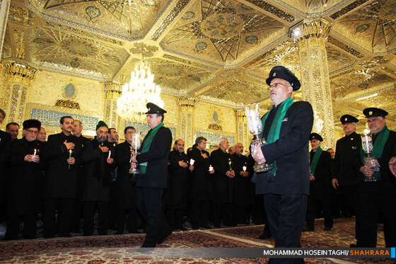 مراسم خطبه خوانی شب شهادت امام رضا(ع)‌