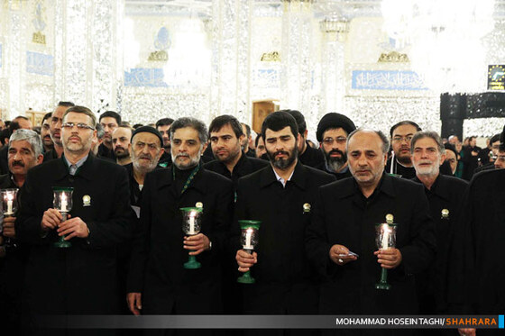 مراسم خطبه خوانی شب شهادت امام رضا(ع)‌