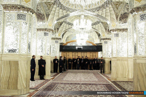 مراسم خطبه خوانی شب شهادت امام رضا(ع)‌