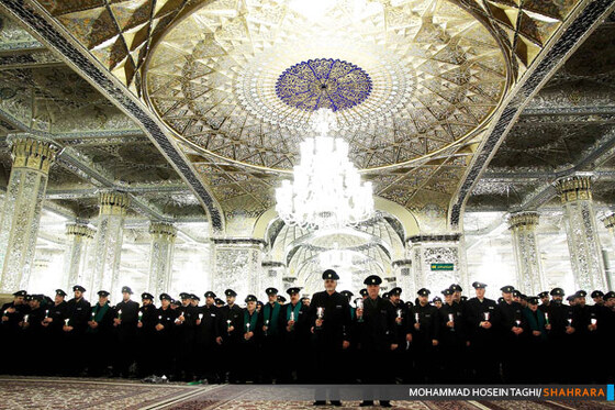 مراسم خطبه خوانی شب شهادت امام رضا(ع)‌