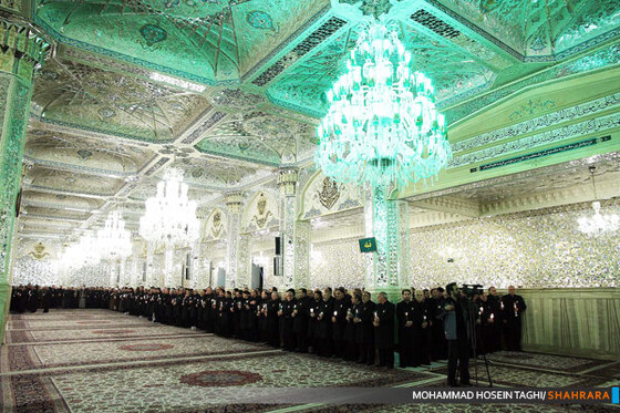 مراسم خطبه خوانی شب شهادت امام رضا(ع)‌