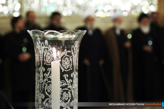 مراسم خطبه خوانی شب شهادت امام رضا(ع)‌