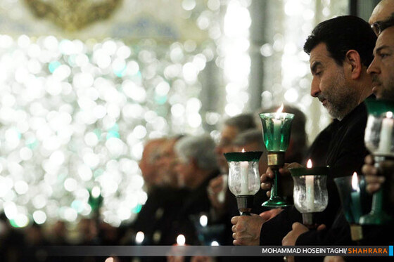 مراسم خطبه خوانی شب شهادت امام رضا(ع)‌