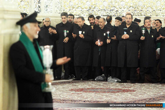 مراسم خطبه خوانی شب شهادت امام رضا(ع)‌