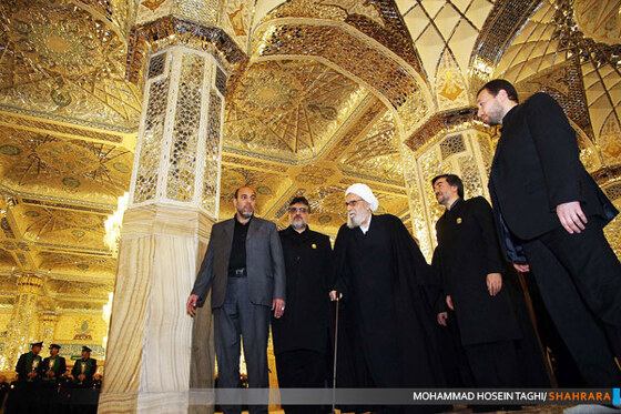 مراسم خطبه خوانی شب شهادت امام رضا(ع)‌