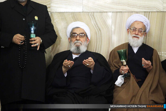 مراسم خطبه خوانی شب شهادت امام رضا(ع)‌