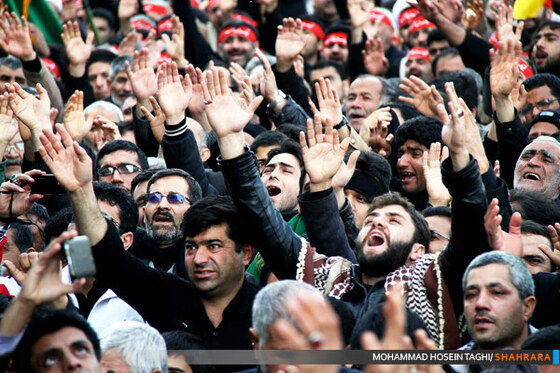 اجتماع عظیم عزاداران رضوی