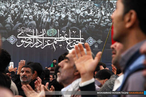 اجتماع عظیم عزاداران رضوی