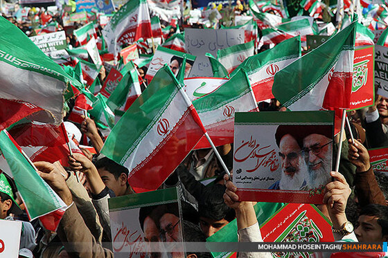 راهپیمایی 22 بهمن در مشهد