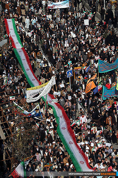 راهپیمایی 22 بهمن در مشهد
