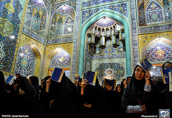 گزارش تصویری : مراسم احیای شب بیست و سوم ماه رمضان در حرم رضوی | عکس : جواد کرمانی/شهرآرا